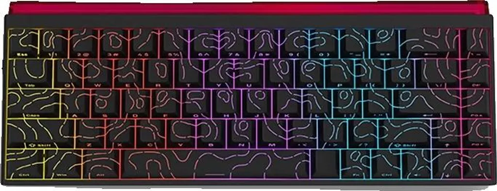 Clavier mécanique DGXH rétro-éclairage RGB design ergonomique gaming