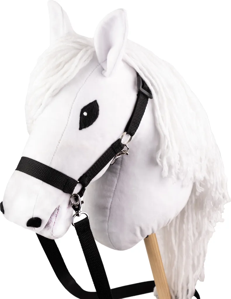 Cheval à bâton Skippi Blanc - Activité ludique et sportive pour enfant