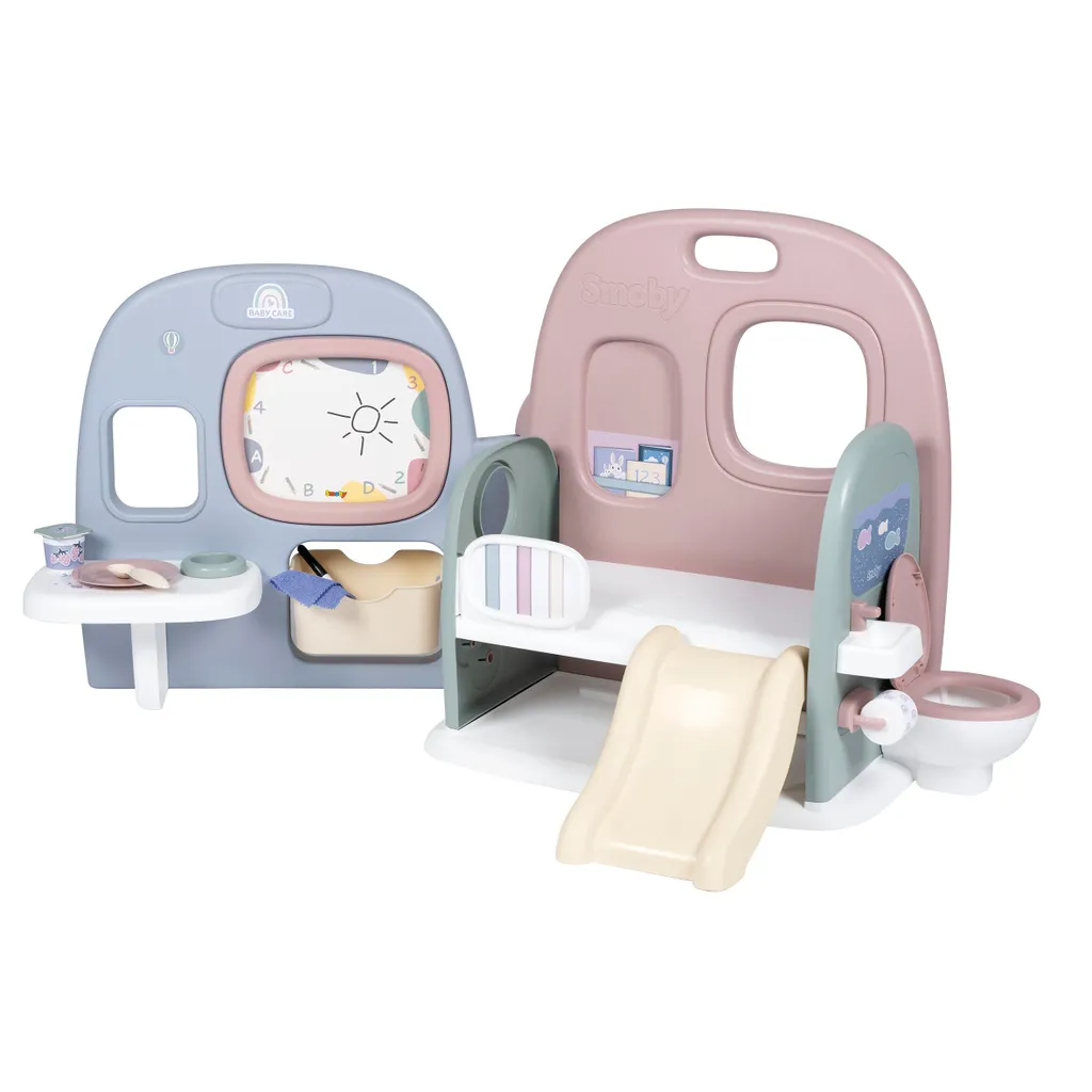 Chambre de poupées Smoby Baby Care - Set de jeu 3-en-1 multifonction