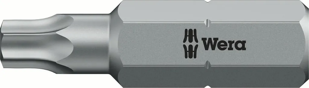 Wera 867/1 IPR 10 x 25 mm - Inserto Torx Plus con Foro Sicurezza