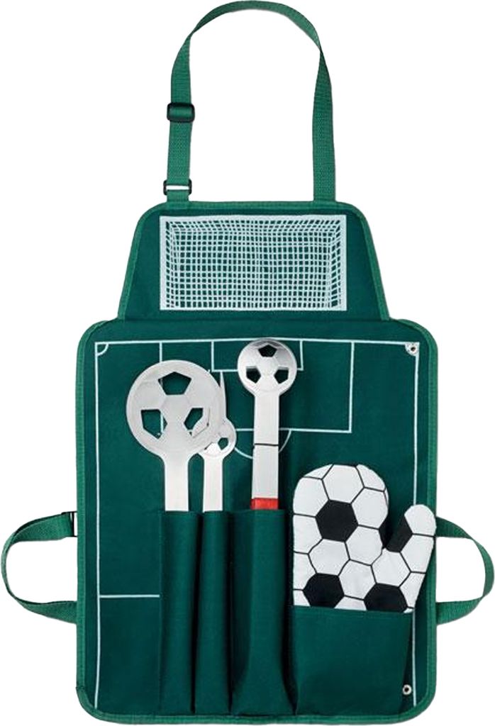 MidOcean - Grillwerkzeug-Set "Donau Bally" MO1560 (Einheitsgröße) (Grün)