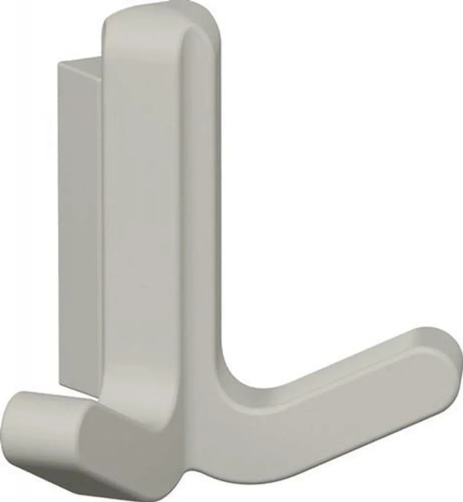 Doppelhaken Ser.477 opaco, elastisch Ku.(TPU) 97 lightgrau H.69mm HEWI 477.94B020 97