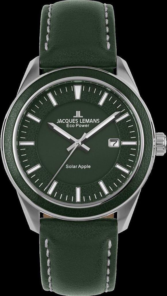Jacques Lemans 1-2116B Eco Power Apple Herrenuhr 40mm 10ATM