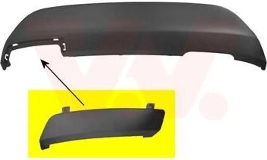 Mostrina Paraurti Posteriore SX VAN WEZEL 1807557 - Ford Fiesta