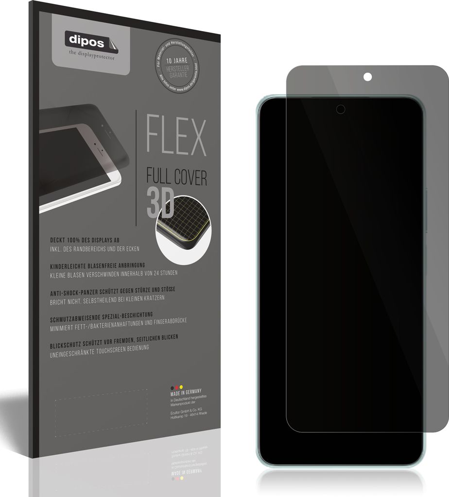 Full Cover Privacy Blickschutzfolie für Honor X9c Smart Folie Anti-Shock