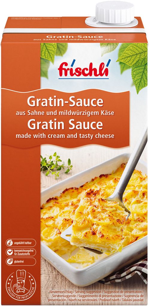Salsa gratinata Frischli a base di panna fine Convenienza Immagine del prodotto 
