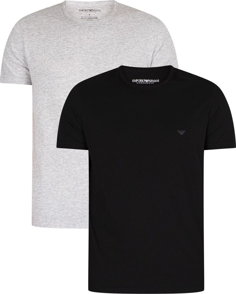Emporio Armani 2er-Pack Lounge-T-Shirts aus reiner Produktbild 