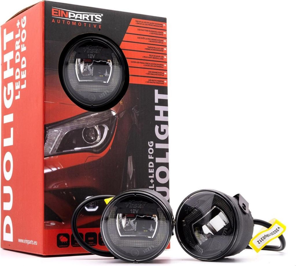 EINPARTS DUOLIGHT DL27 H8 H11 LED Nebelscheinwerfer Vorne für OPEL Astra G CC (T98) Nebelleuchte