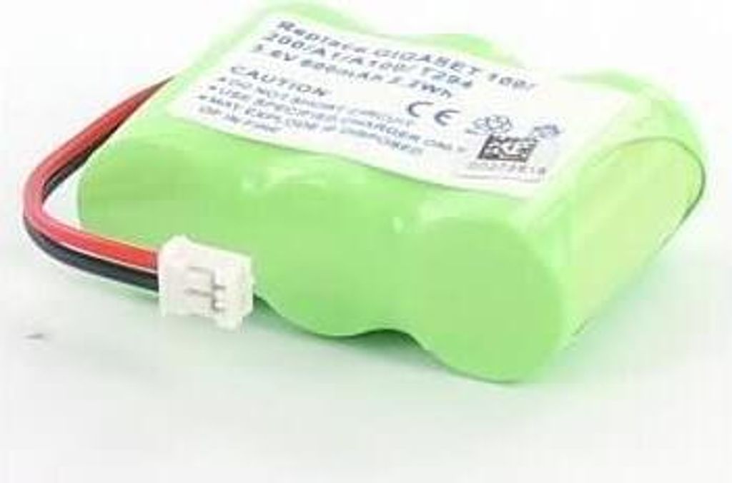 Akku für Siemens Gigaset A100 NiMH 3,6 Volt 600 mAh grün.