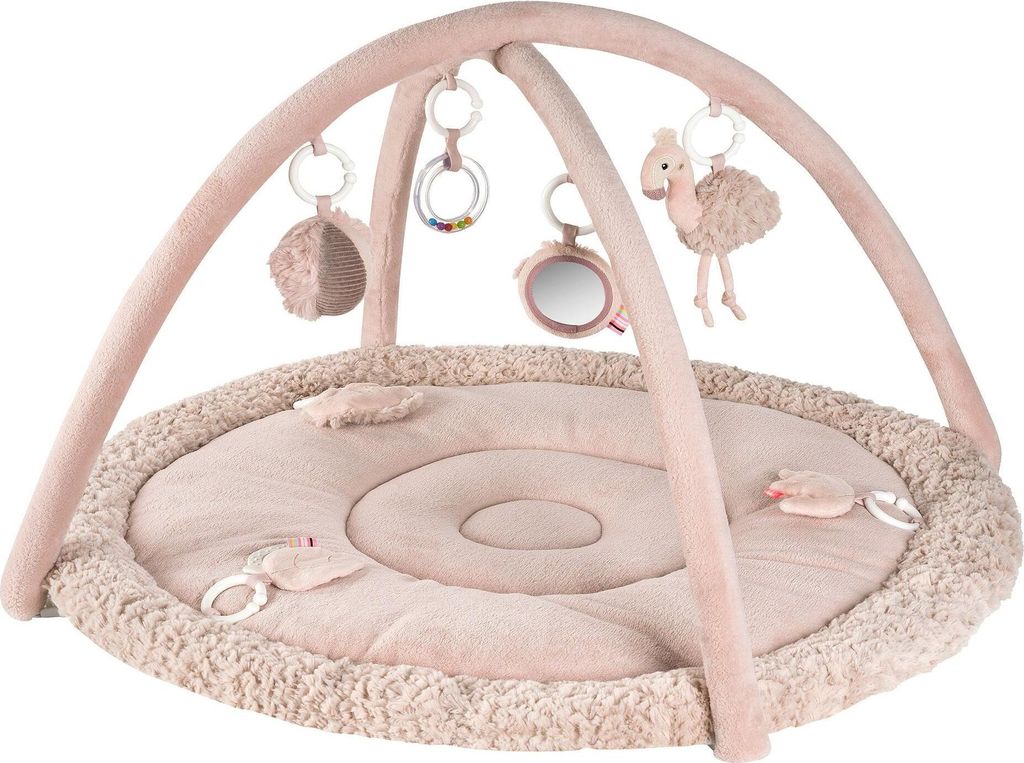 3-D-Activity-Decke Flamingo -  Spielbogen mit Spielzeugen Produktbild 
