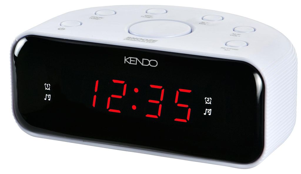 KENDO Radiowecker Alarm Clock 24 EXW weiß Produktbild 
