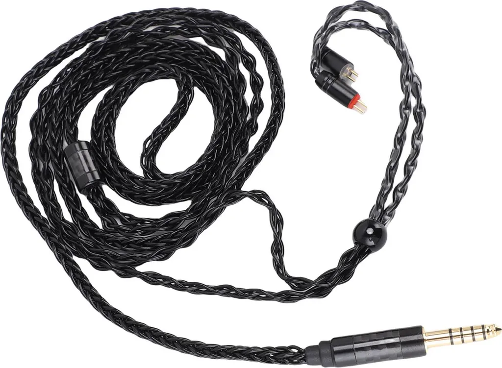 Câble Anti-Interférence 4,4 mm pour KZ, Solution Son Clair 16 Cœurs OFC