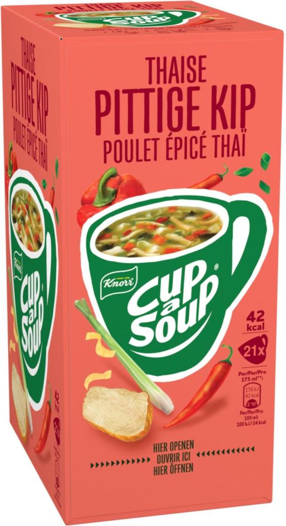 Knorr Cup-a-Soup Thai Spicy Chicken (21x 175ml)