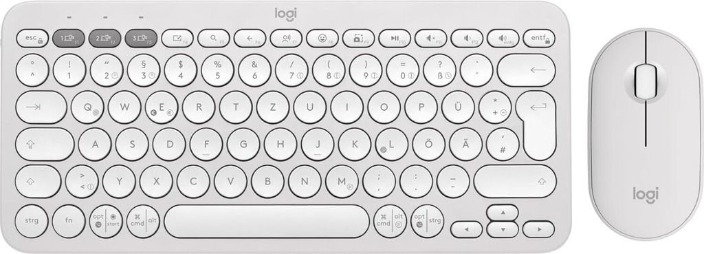 kabellose Tastatur und Maus, leise und mobil, anpassbar, Produktbild 