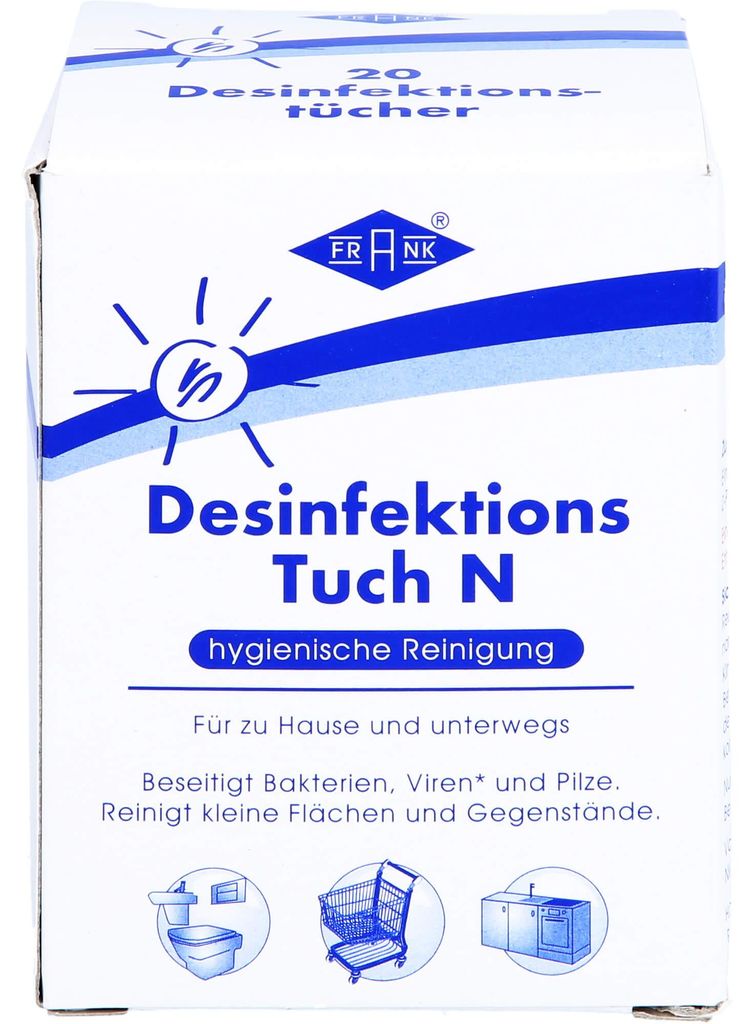 FRANK Desinfektions-Tuch N, 20 St. Tücher Produktbild 