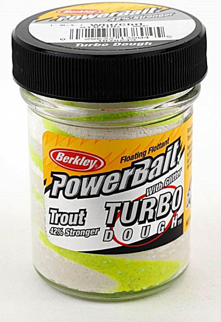 Berkley PowerBait Glitter Turbo Dough - 50g Forellenteig, Produktbild 