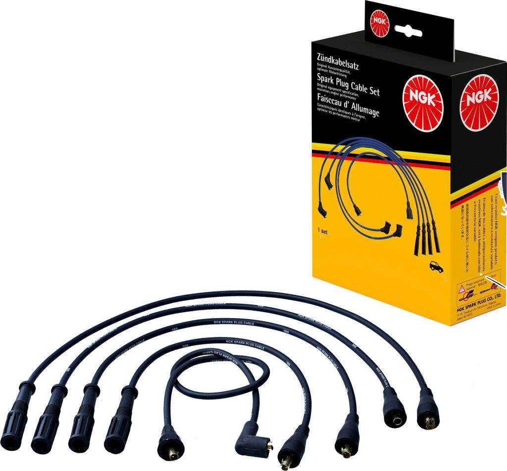 Zündleitungssatz 5 Kabel schwarz NGK Aftermarket-Expertise für u.a. FIAT CROMA
