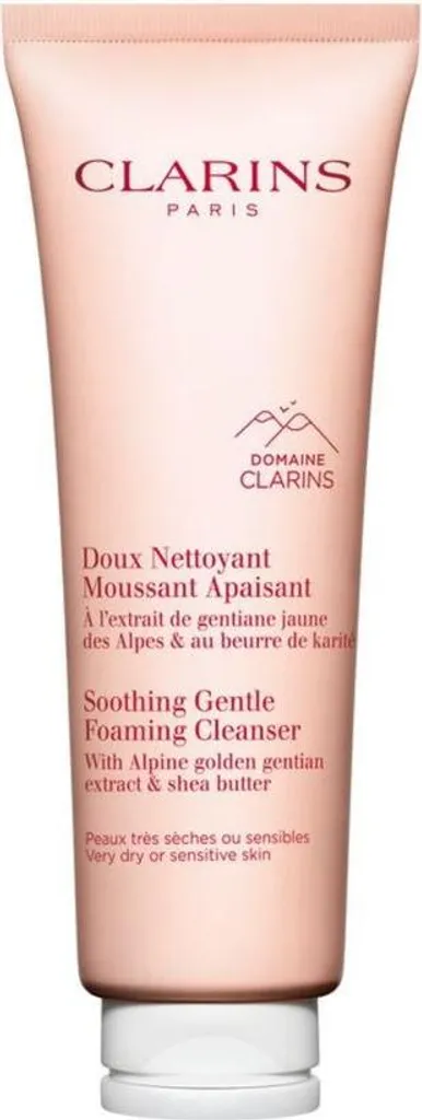 Mousse Nettoyante Visage Clarins Apaisante 125 ml pour Peaux Sensibles