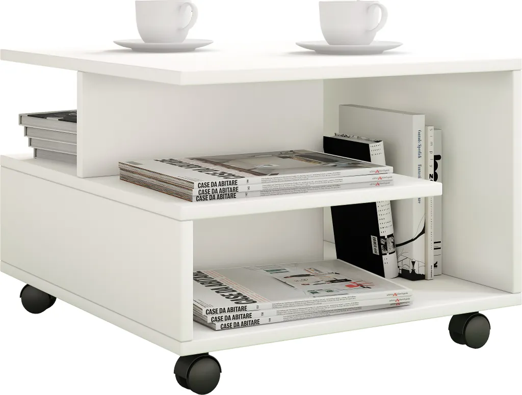 Table basse robuste Stango S 50x50x40 cm avec finition haute qualité