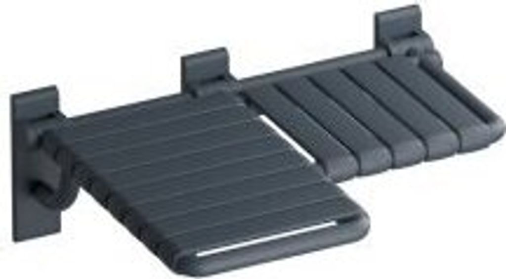 HEWI 801.51BUS32L 92 Duschklappsitz, L-förmig (USA), li,