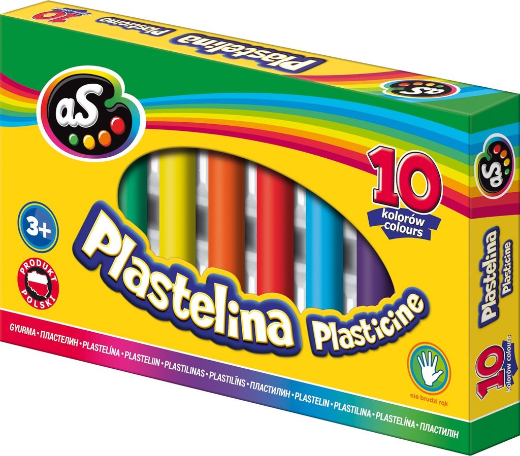 AS School Plastilin 10 Farben, 303219002 Produktbild 
