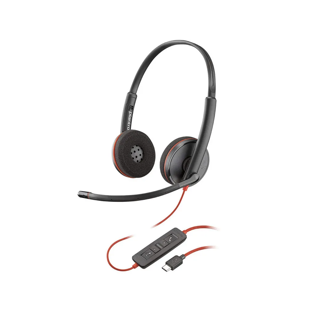 Casque PC pour télétravail Poly Blackwire C3220 USB-A réunions à distance
