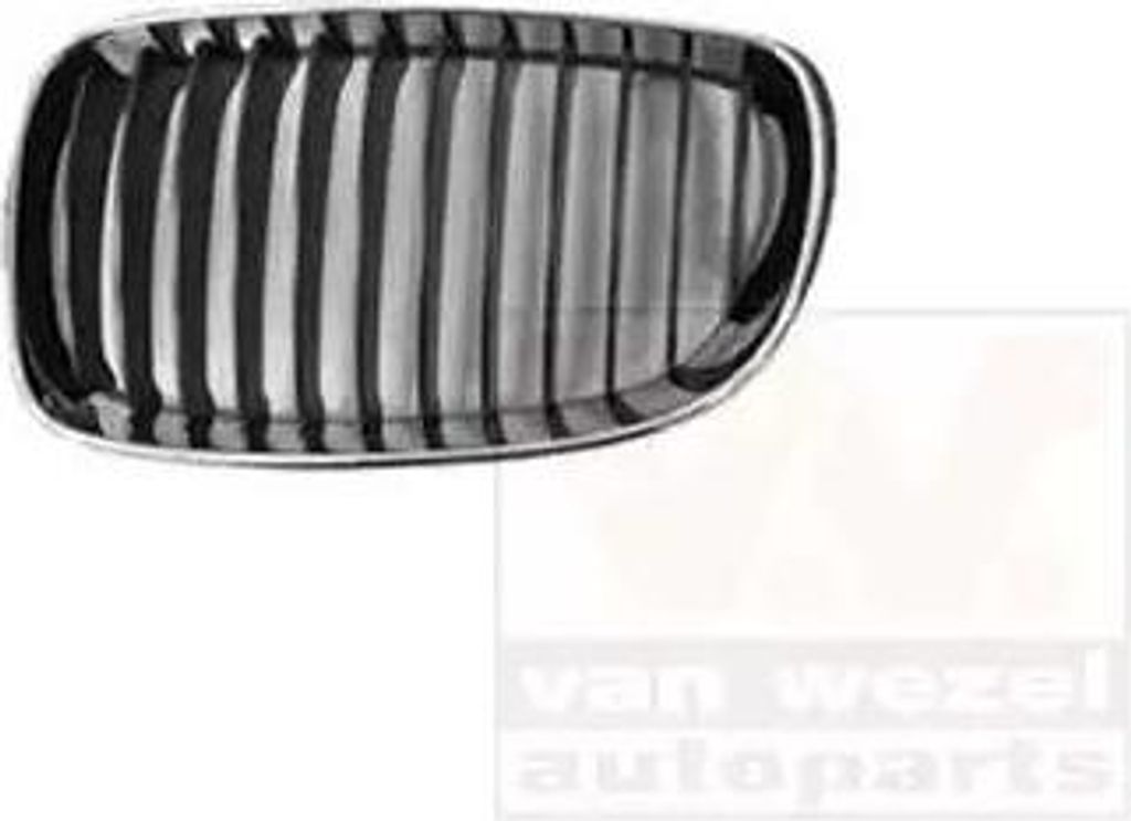 VAN WEZEL 0628511 Kühlergrill Frontgrill für BMW 1 Schrägheck (E87) Links Schwarz