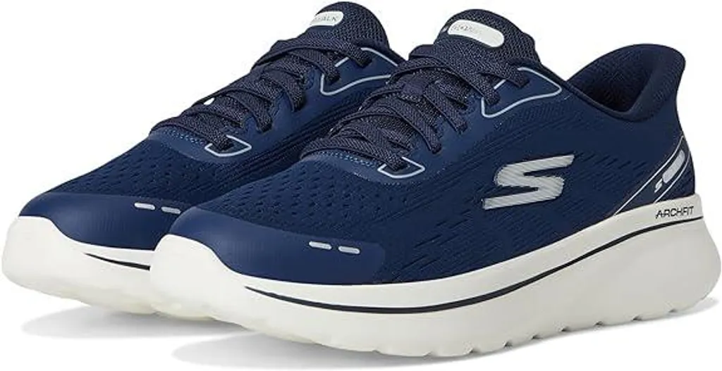 Skechers Go Walk Arch Fit N-Joy Emory : Chaussures de Marche pour Femme