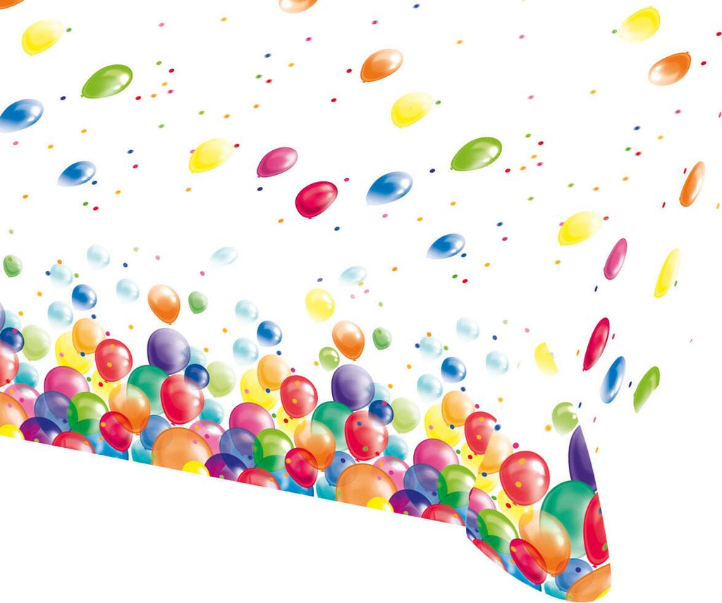 amscan Tischdecke Balloons 120x180cm