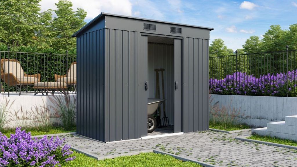 Pergart tuinhuis "Leipzig II 84", antraciet, 2,00 m² Productafbeelding 