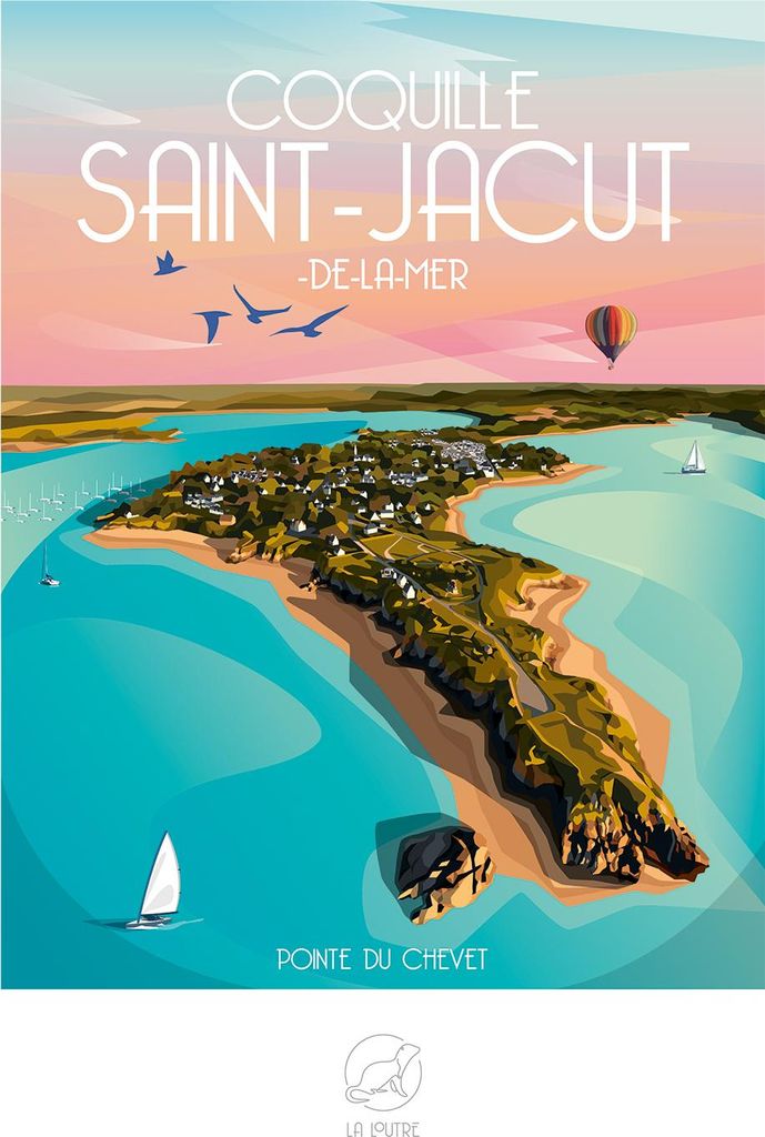 La Loutre Puzzle Saint-Jacut-de-la-Mer - 1000 Teile - Landschaftspuzzle