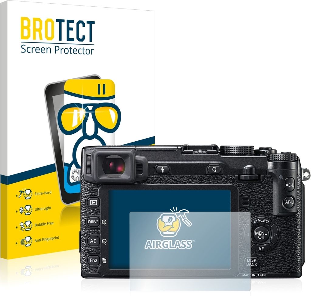 BROTECT Schutzglas für Fujifilm X-E2 Schutzfolie Panzer Produktbild 
