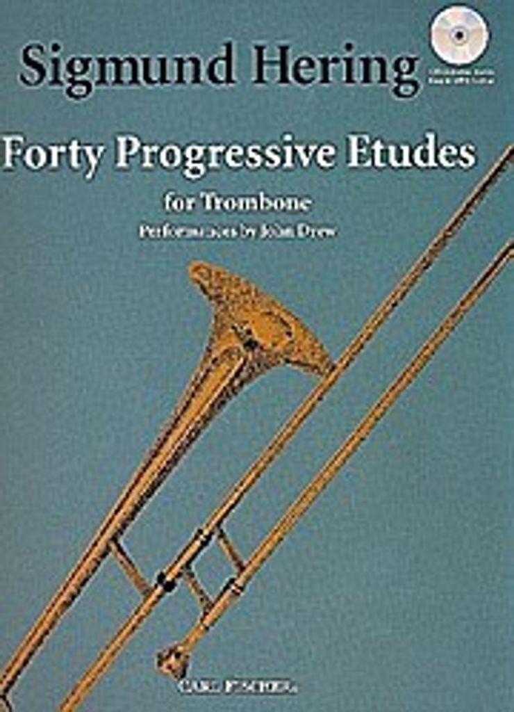 40 progressive Etudes (+MP3-CD) :for trombone