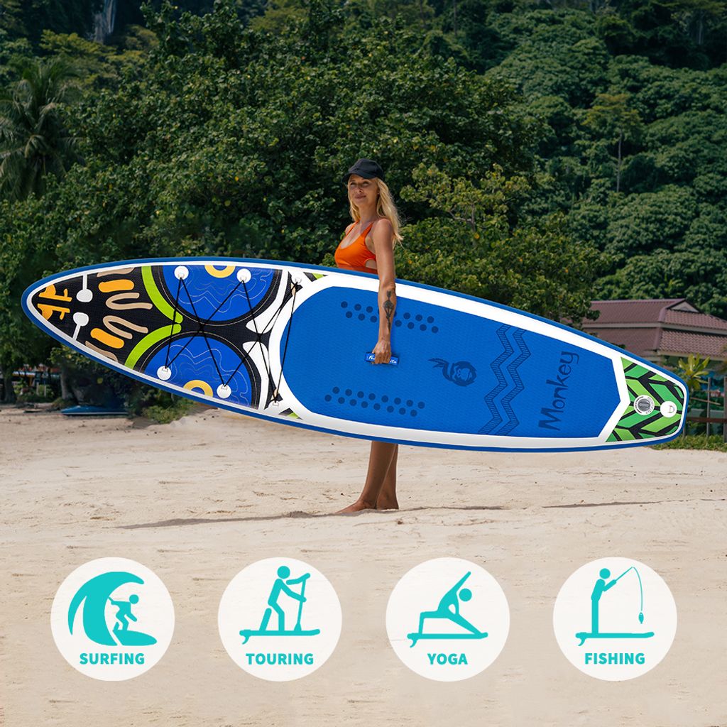 FunWater Aufblasbares SUP Board – Ultraleicht, Rutschfestes Deck, Inkl. Zubehör, Für Jugendliche & Erwachsene