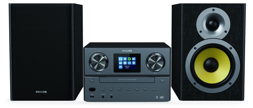 Philips TAM8905/10, Domáci audio mikrosystém, Čierna, 1 Obrázok produktu 