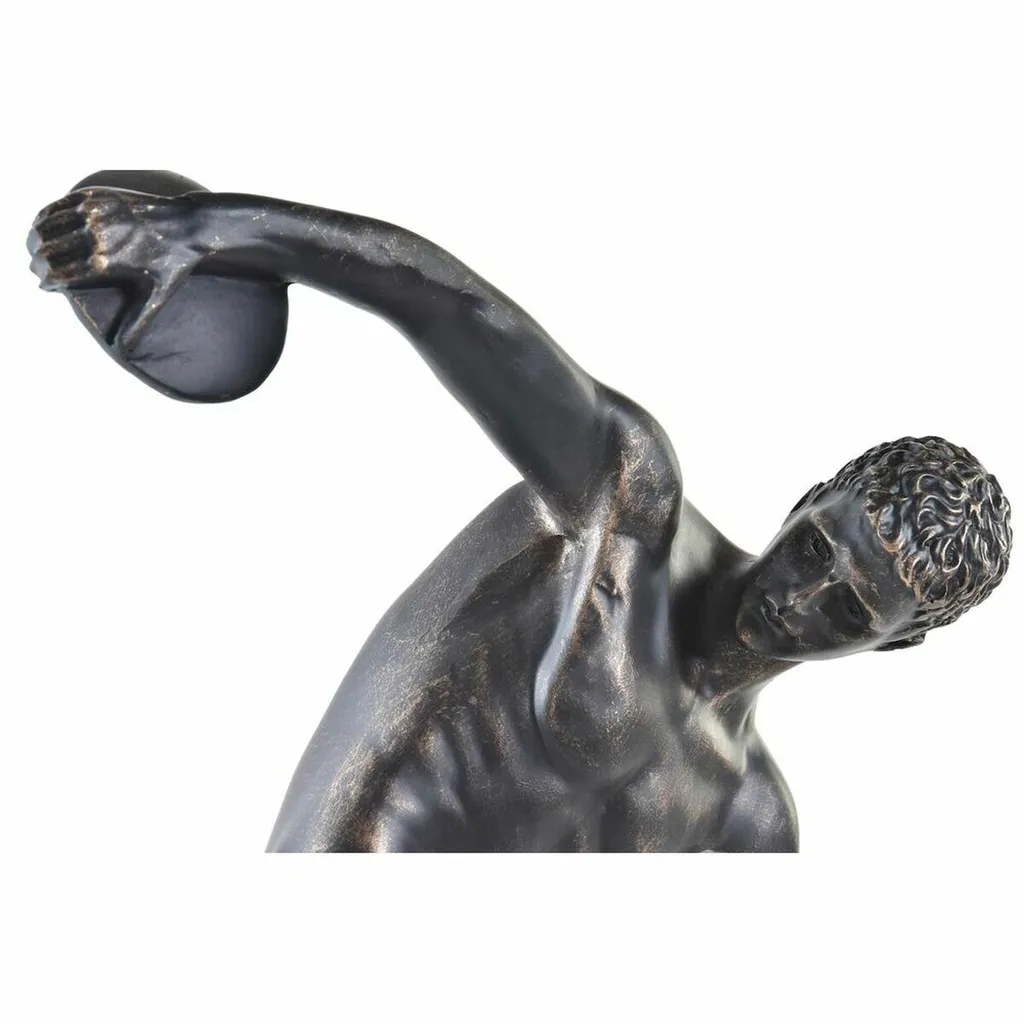 Statue Discobole en Résine Cuivrée 34 cm - Finition Métallique de Luxe - 2