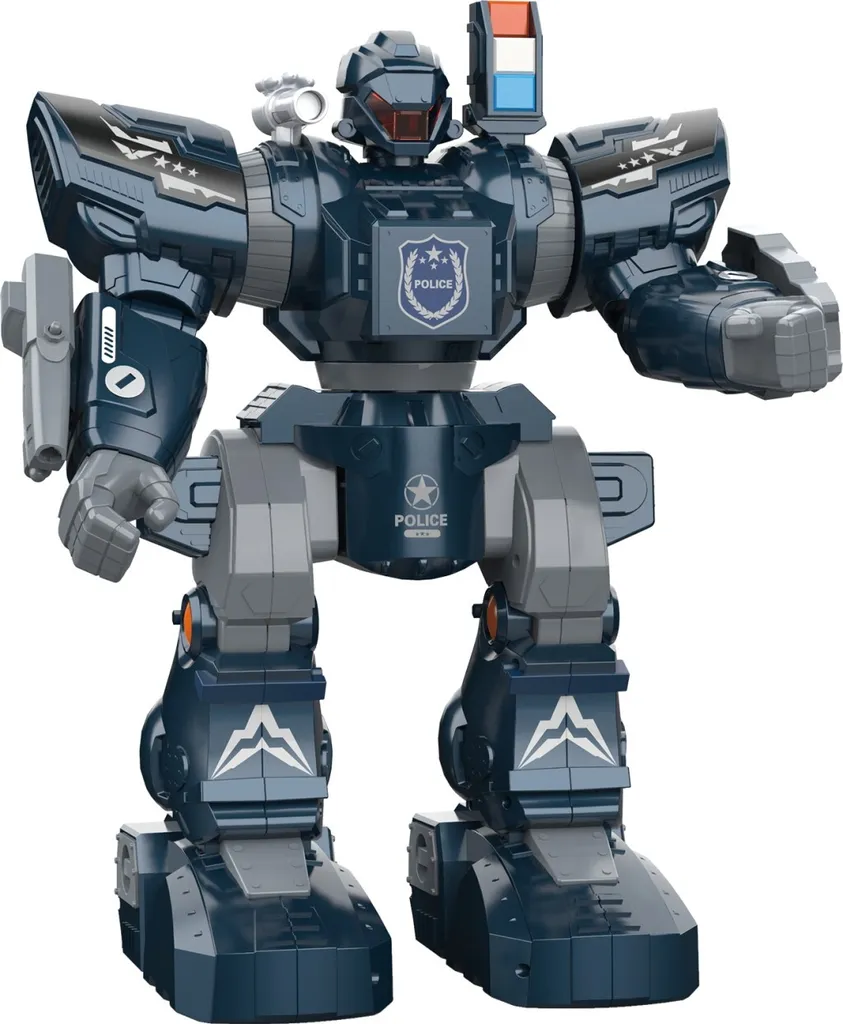 Robot policier télécommandé Force-X pour enfants avec sons et lumières