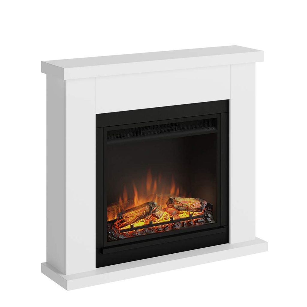 Habillage de cheminée pour Powerflame modèle Frode – Blanc Image du produit 