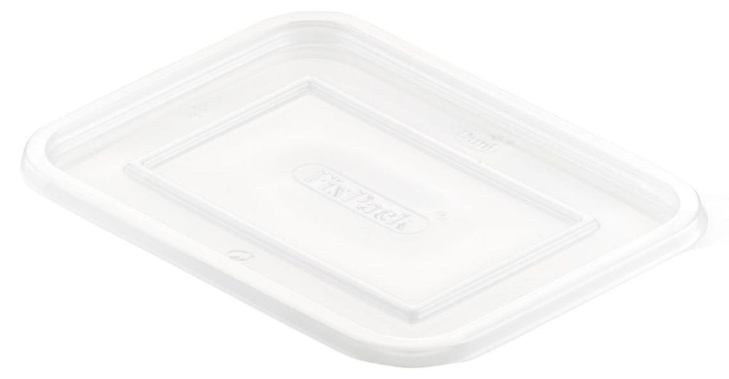 500x DUNI Deckel für 159144/159145/160512 Transparent