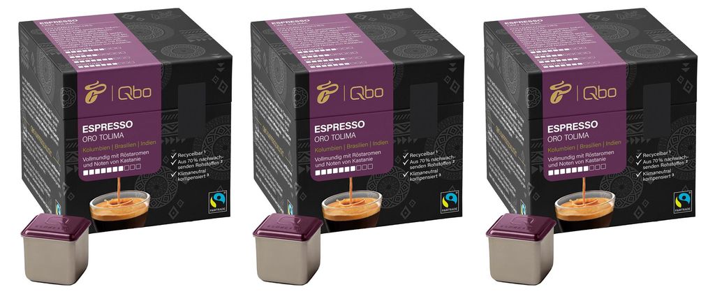 Tchibo Qbo Espresso Oro Tolima Premium Kaffeekapseln, 81 - Produktbild 