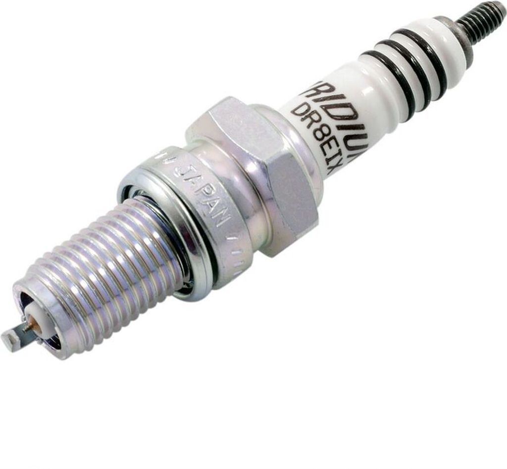 Zündkerze NGK Iridium DR8EIX Langgewinde Roller Mofa Moped Produktbild 