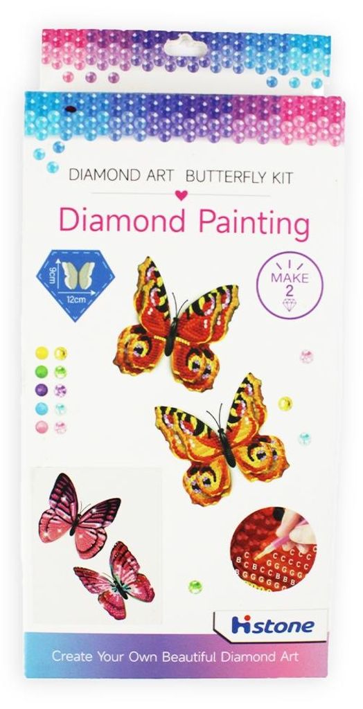 Pracht Creatives Hobby GmbH Diamond Painting Schmetterling Rosa Rosa