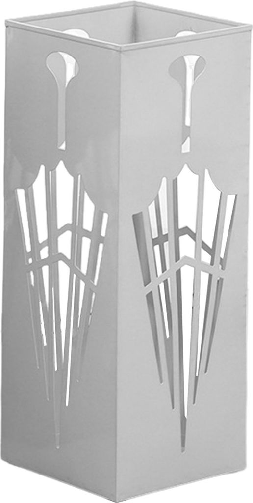 Schirmständer aus Metall, Aufbewahrungsregal, großes Fassungsvermögen, hohles Design, rostfrei, für den Innen- und Außenbereich, kleiner groß...