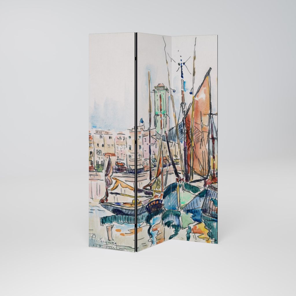 SpaceRebels Paravent Raumteiler - 3-teilig Raumtrenner, Druck 1-Seite - Raumtrenner - Trennwand Wohnung - Room Divider - Spanische Wand Deko Modern...