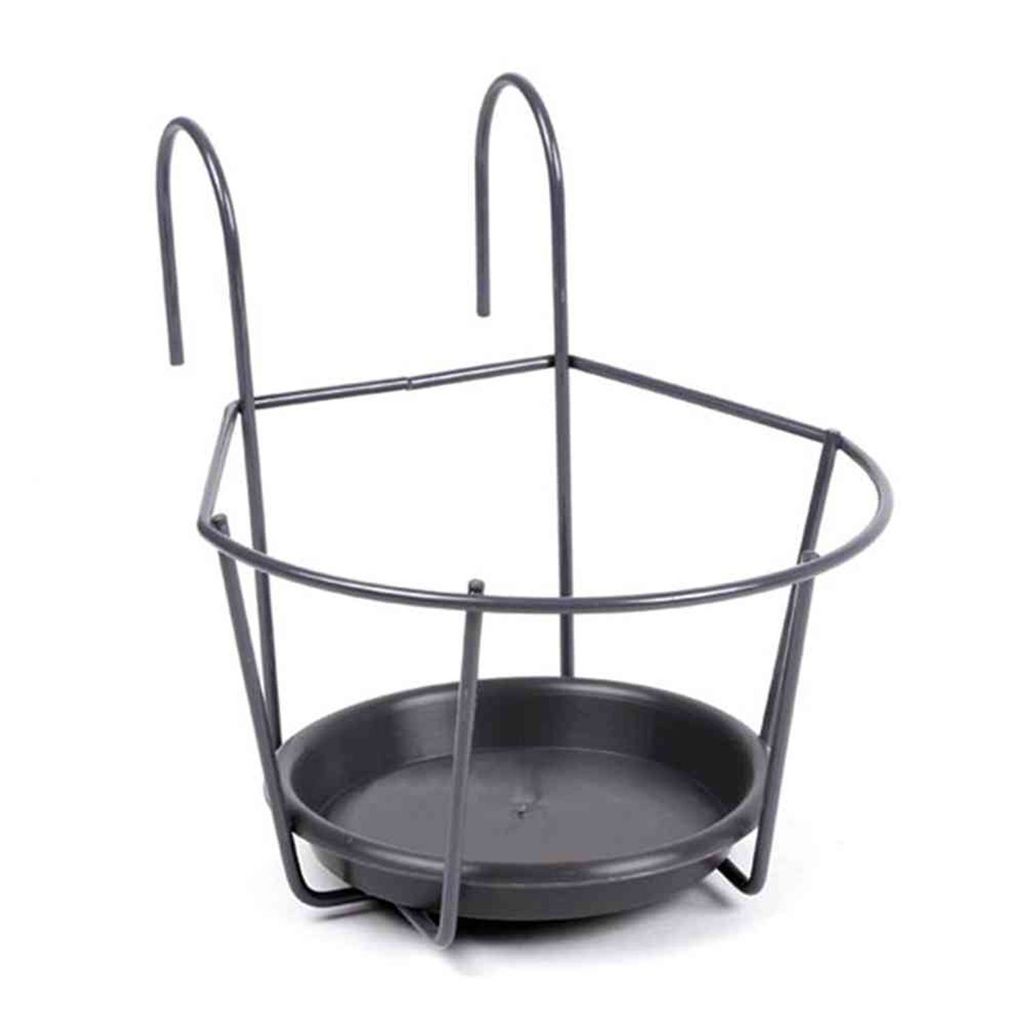 Blumentopfhal. Ø22cm grau zum Einhängen, 355899 Produktbild 