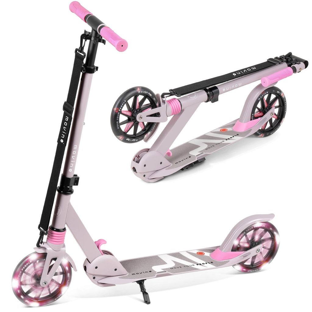 Trottinette pliable pour enfants, roues LED, réglable Image du produit 