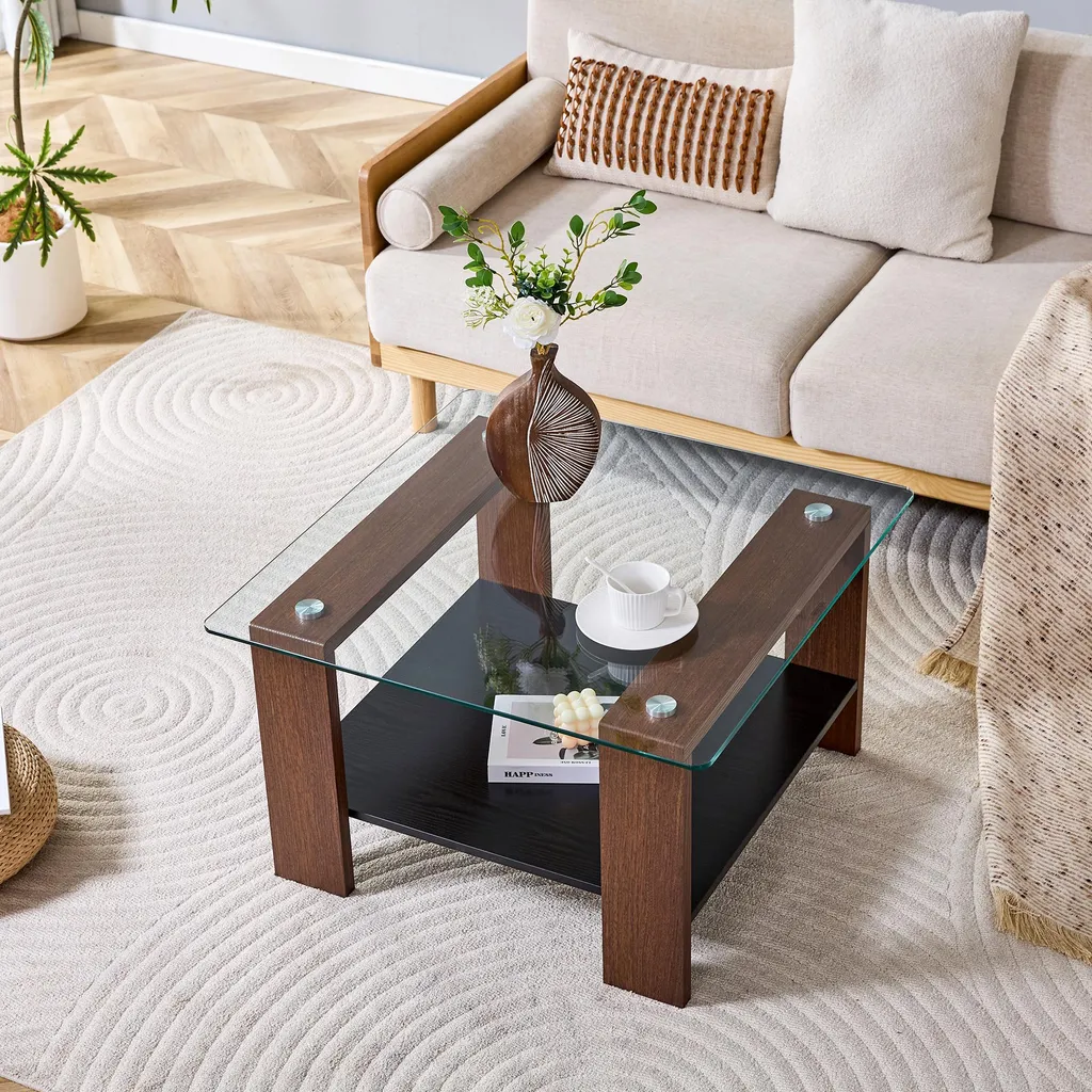Petite table basse avec rangement : optimisez votre salon avec style - 4