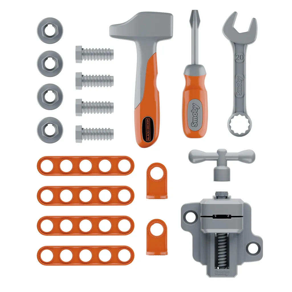 Établi de bricolage enfant Smoby Black & Decker Devil Workmate 3 en 1