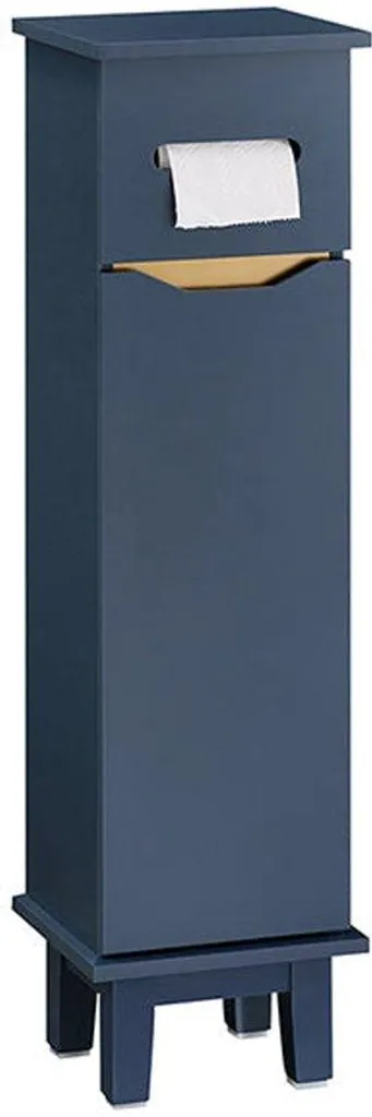 Meuble de salle de bain Rootz étroit en MDF et Pin - 22 x 81 x 20 cm
