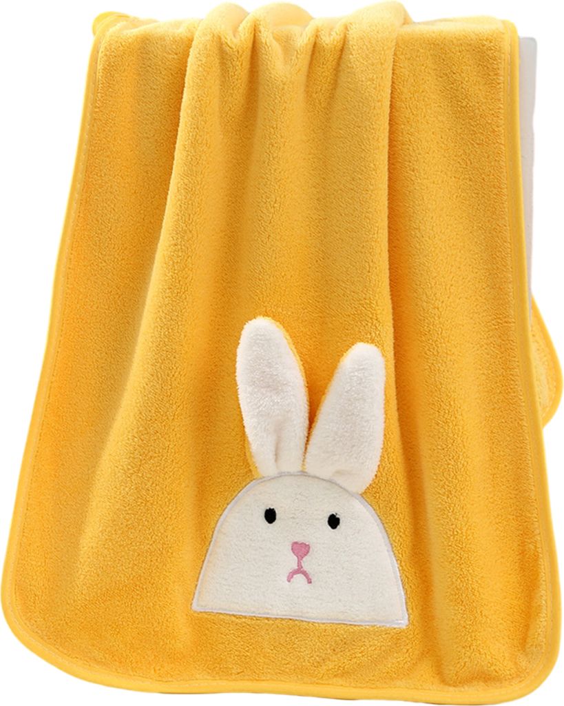 Gesichtshandtuch mit Cartoon-Kaninchen-Muster, Badetuch, weich, langlebig, wasserabsorbierend, Handtuch für das Badezimmer zu Hause